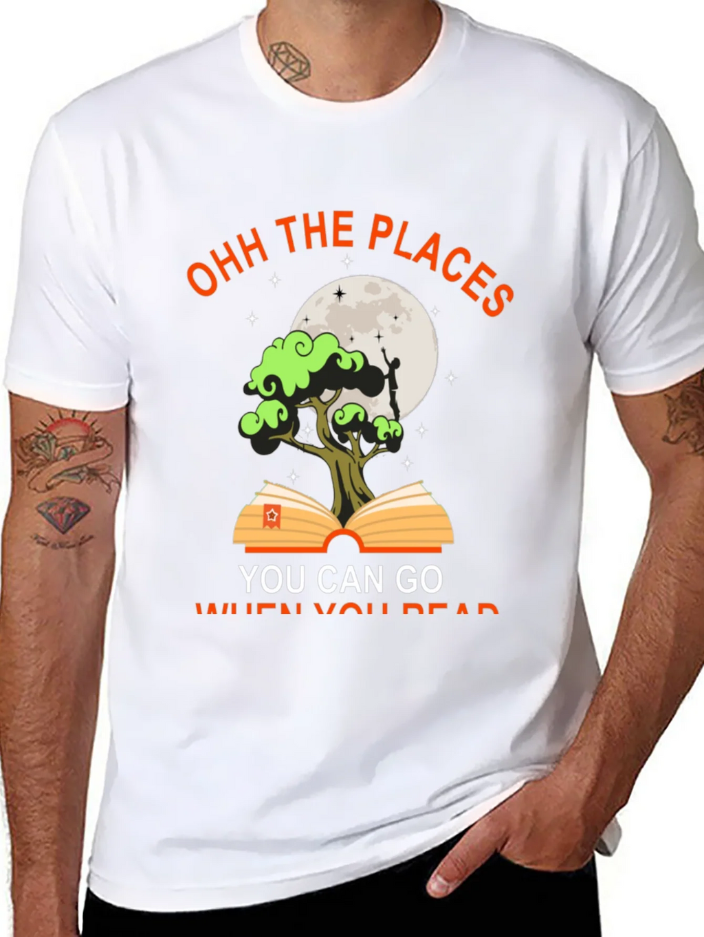 Ohh the Places You Can Go Black T-Shirt