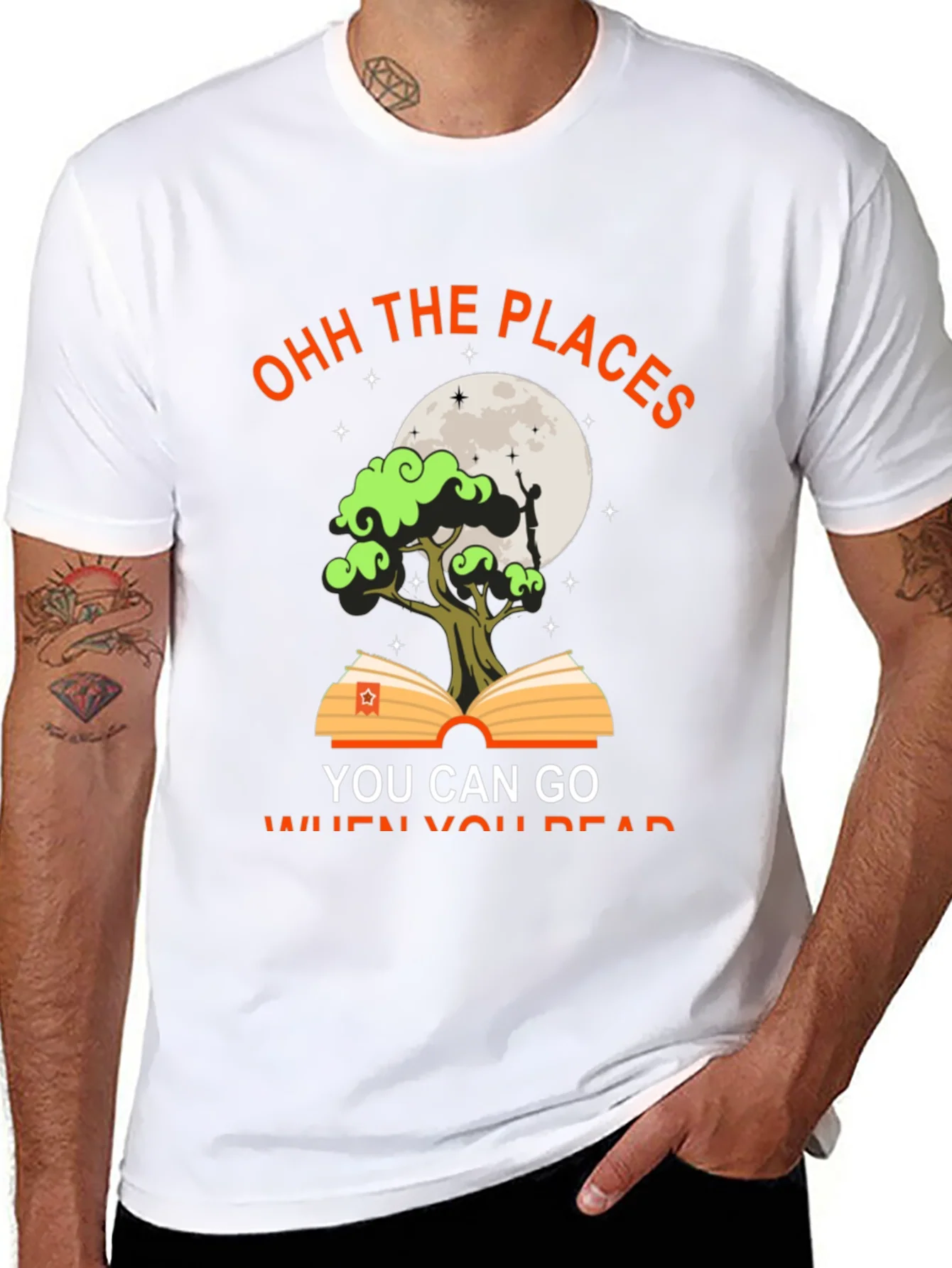 Ohh the Places You Can Go Black T-Shirt