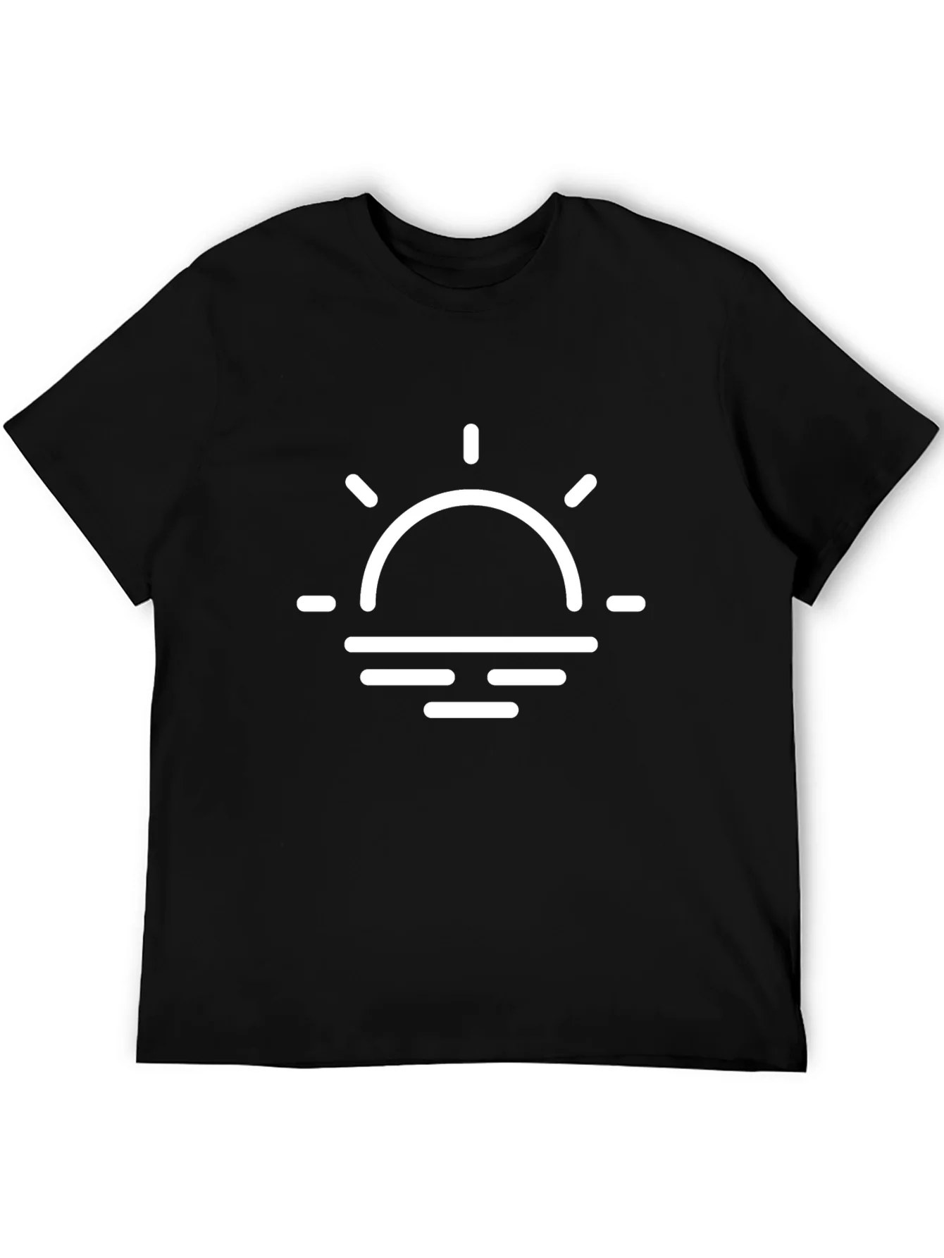 Minimalist Sunset Graphic T-Shirt