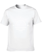 Minimalist Sunset Graphic T-Shirt
