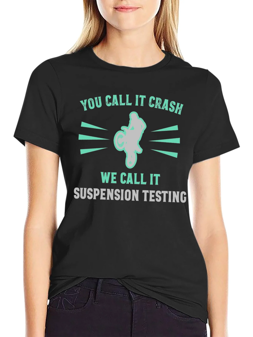 You Call It Crash Suspension Testing Funny Motocross T-Shirt