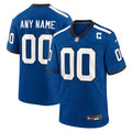 Custom Indianapolis Colts Alternate Jersey - Blue