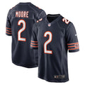 DJ Moore Chicago Bears Jersey - Navy