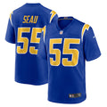 Junior Seau Los Angeles Chargers Retired Player Alternate Jersey - Royal