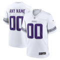Custom Minnesota Vikings Alternate Jersey - White
