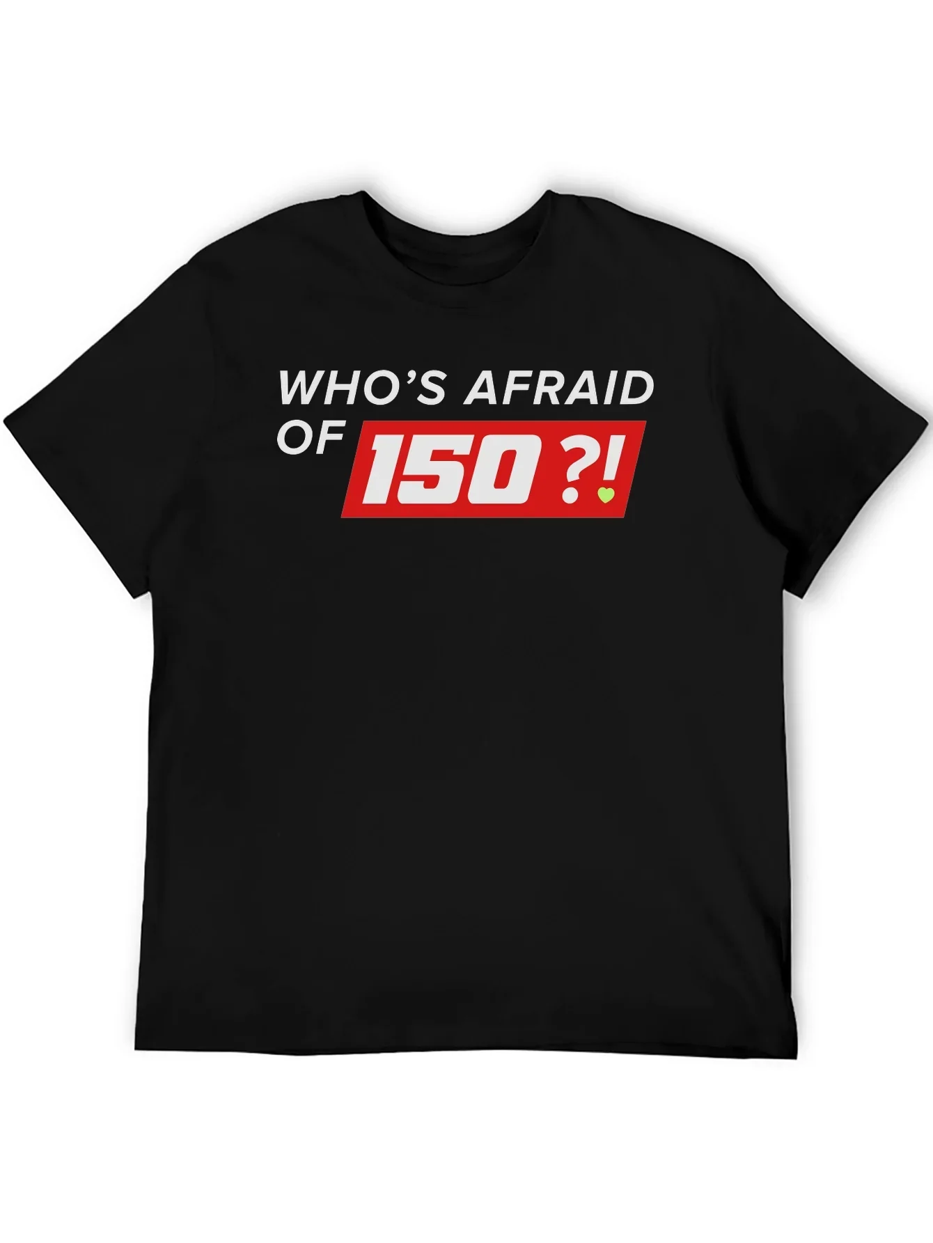 Whos Afraid of 150 Black T-Shirt