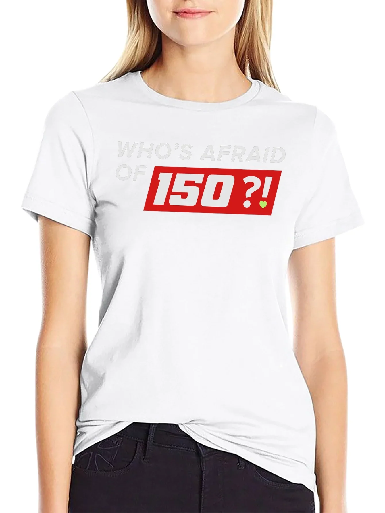 Whos Afraid of 150 Black T-Shirt