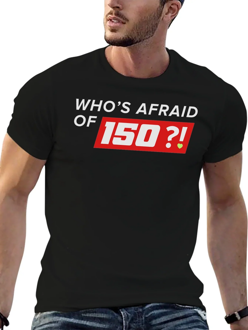 Whos Afraid of 150 Black T-Shirt