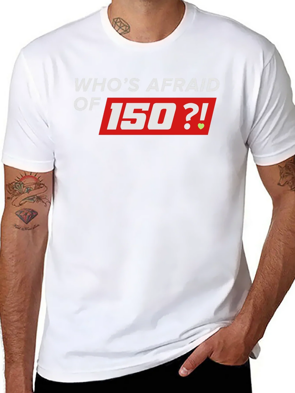 Whos Afraid of 150 Black T-Shirt