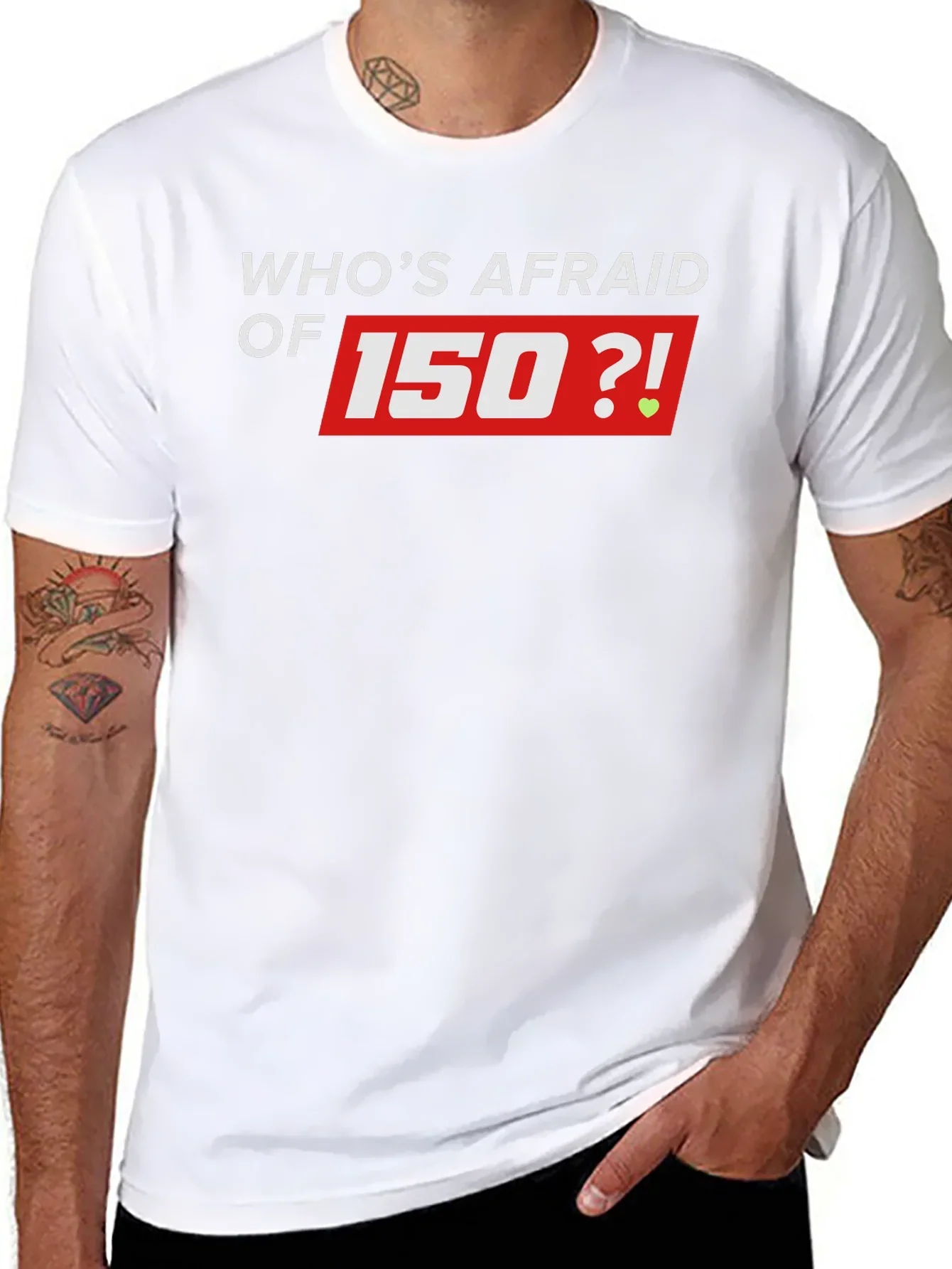 Whos Afraid of 150 Black T-Shirt