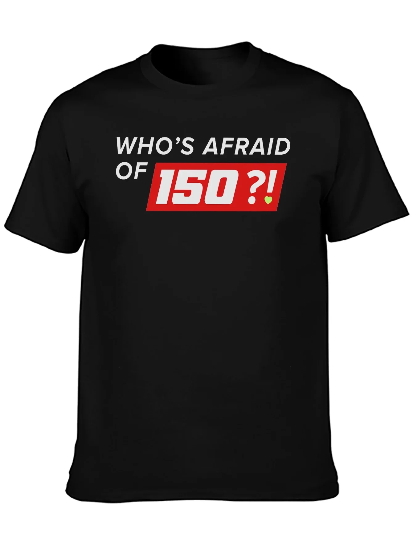 Whos Afraid of 150 Black T-Shirt