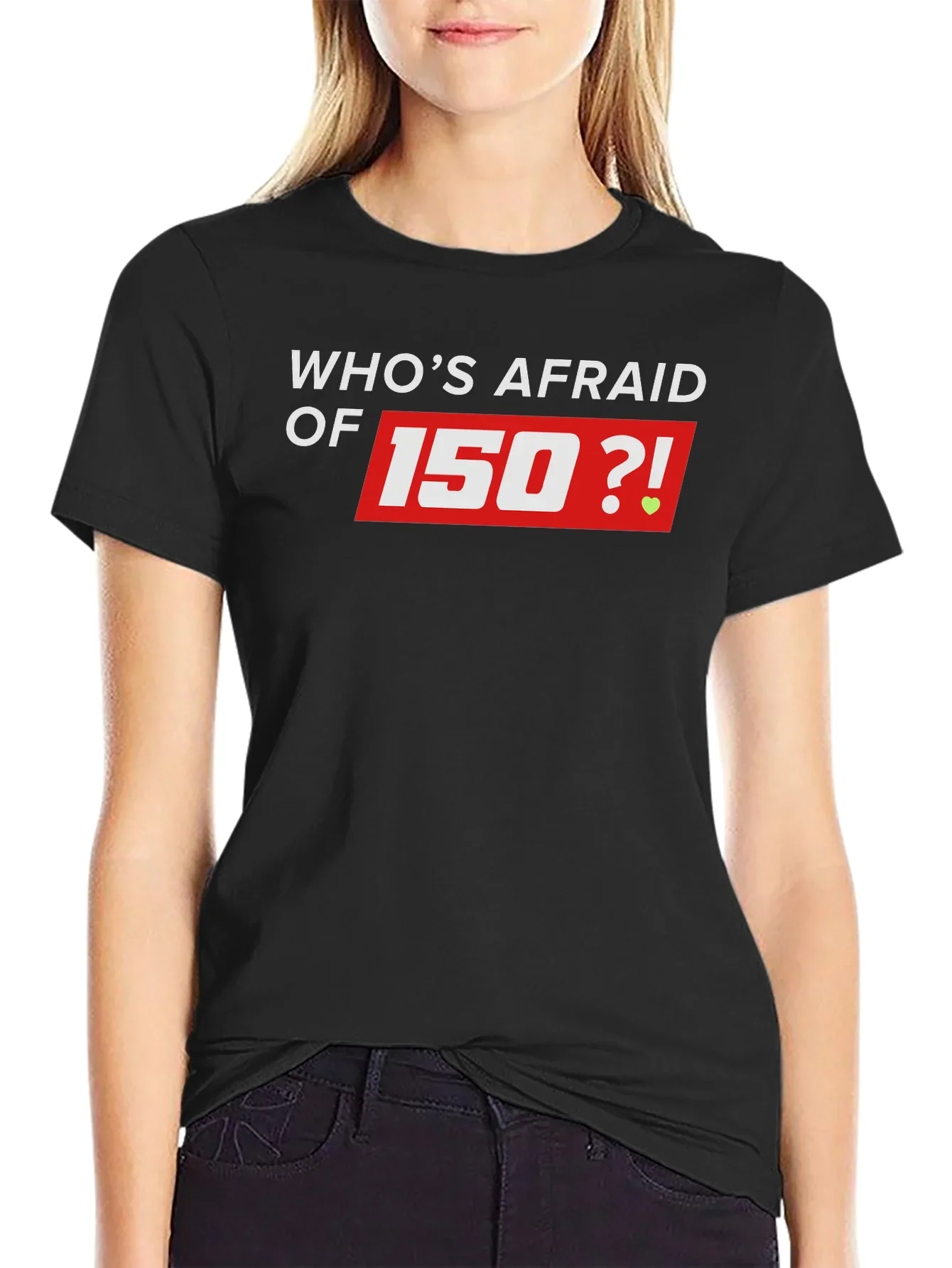 Whos Afraid of 150 Black T-Shirt