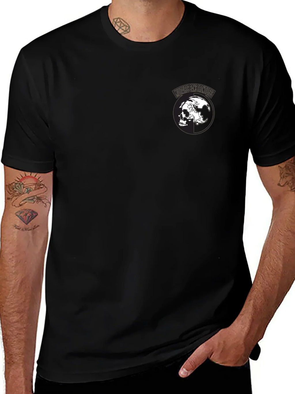 Skull Graphic Black T-Shirt