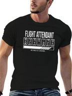Flight Attendant Retirement Loading T-Shirt