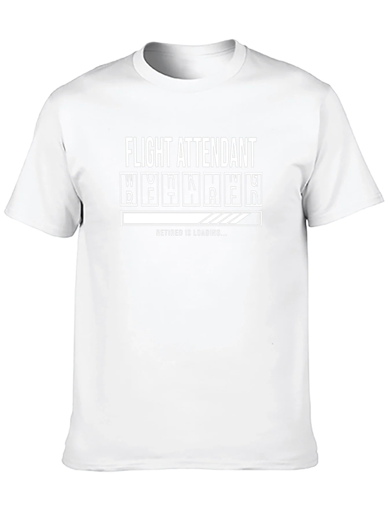 Flight Attendant Retirement Loading T-Shirt