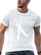 Trombone Player Graphic Tee - Black Cotton