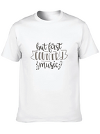 But First Country Music T-Shirt - Black
