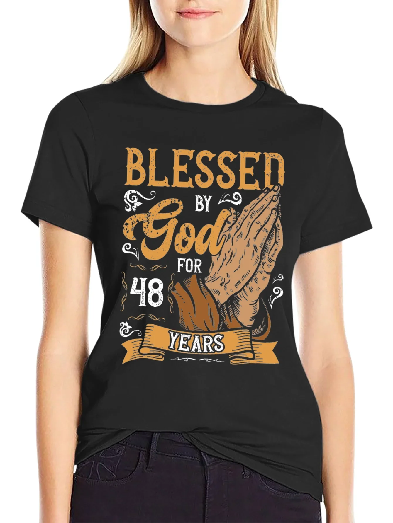 Blessed By God 48 Years T-Shirt