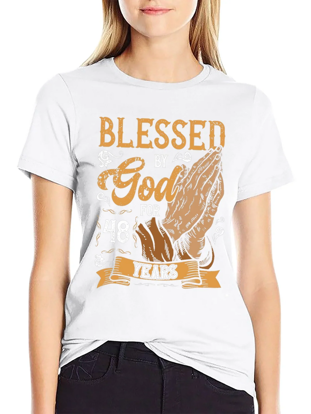Blessed By God 48 Years T-Shirt