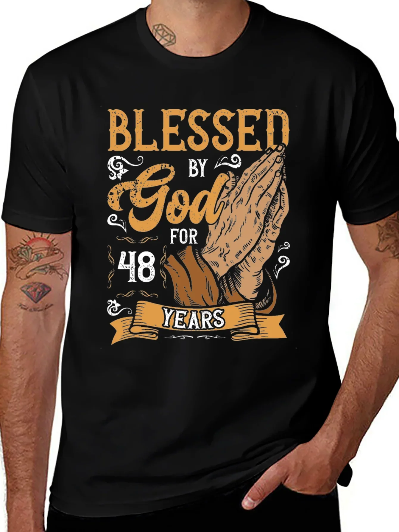 Blessed By God 48 Years T-Shirt