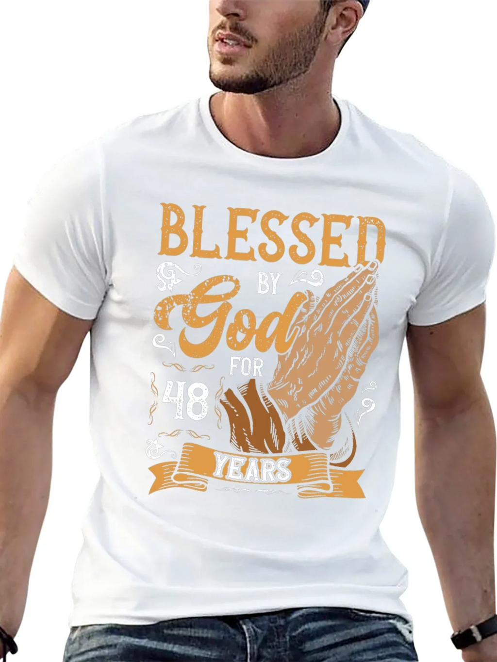 Blessed By God 48 Years T-Shirt