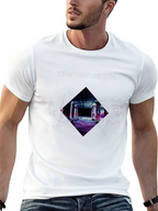 Edgy Nowhere To Go Graphic Black T-Shirt