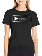 Playlist Graphic Tee - Music Lover T-Shirt