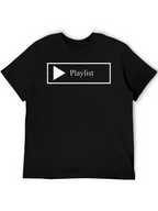 Playlist Graphic Tee - Music Lover T-Shirt