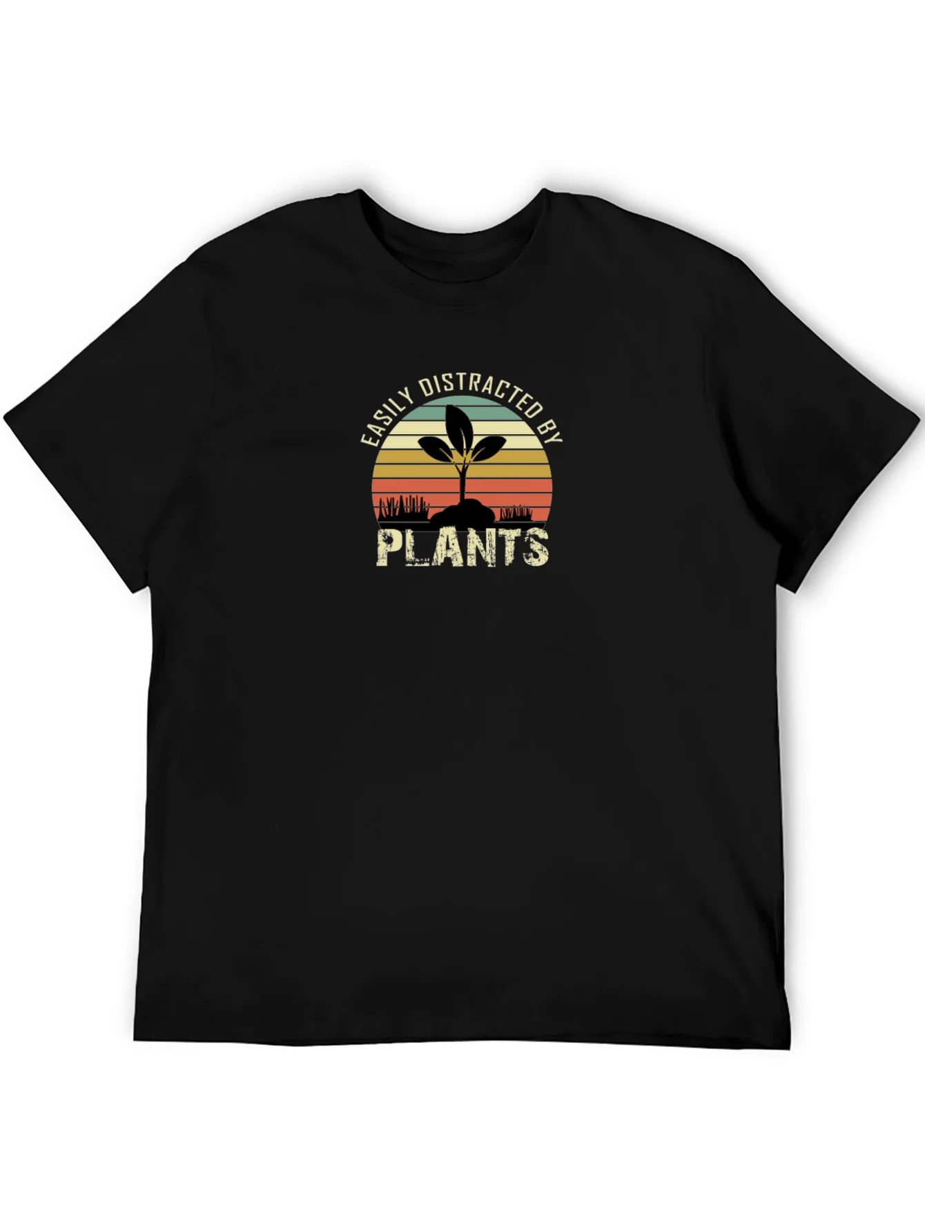 Easily Distracted By Plants Graphic T-Shirt