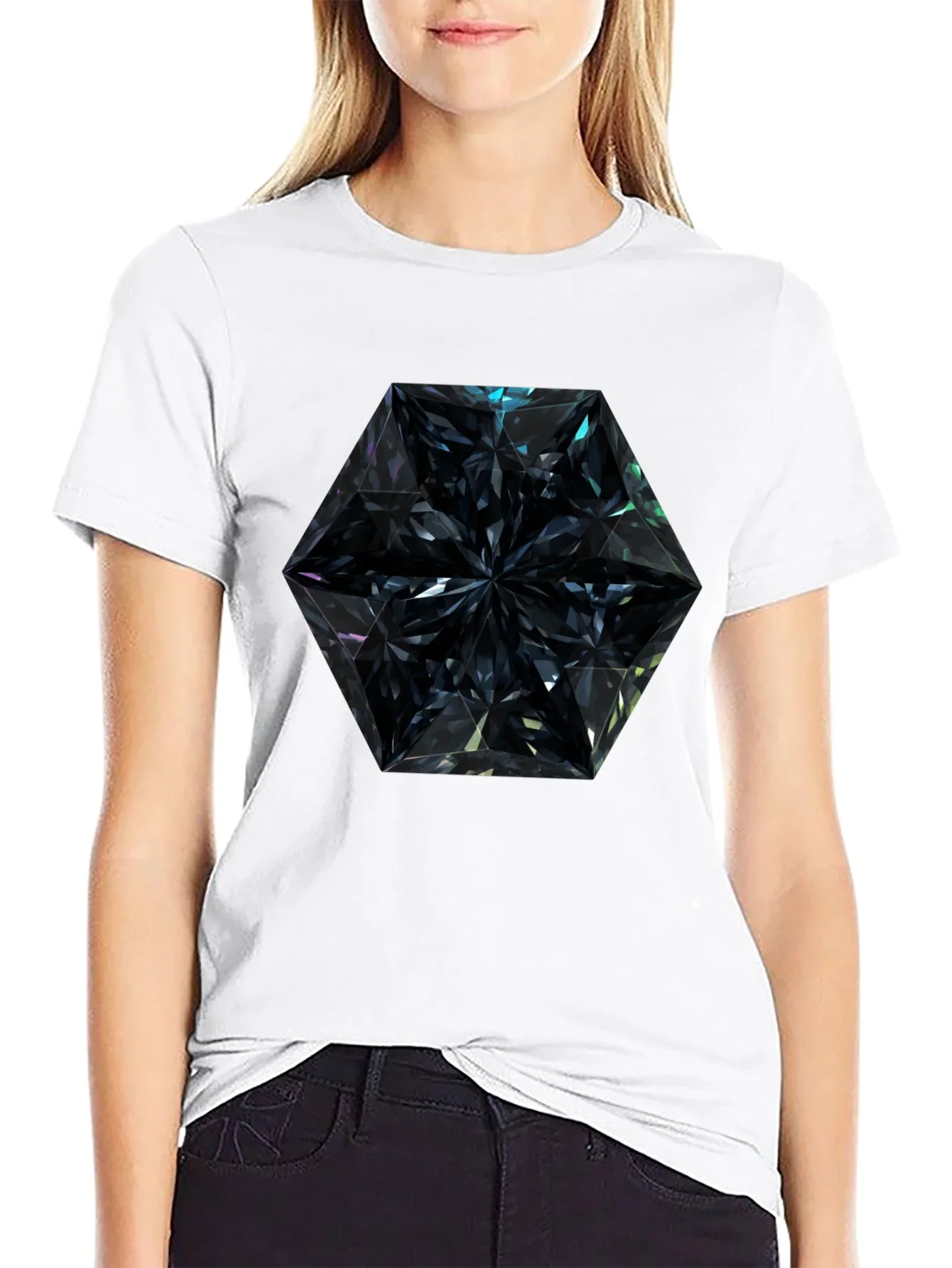 Black Diamond Geometric T-Shirt