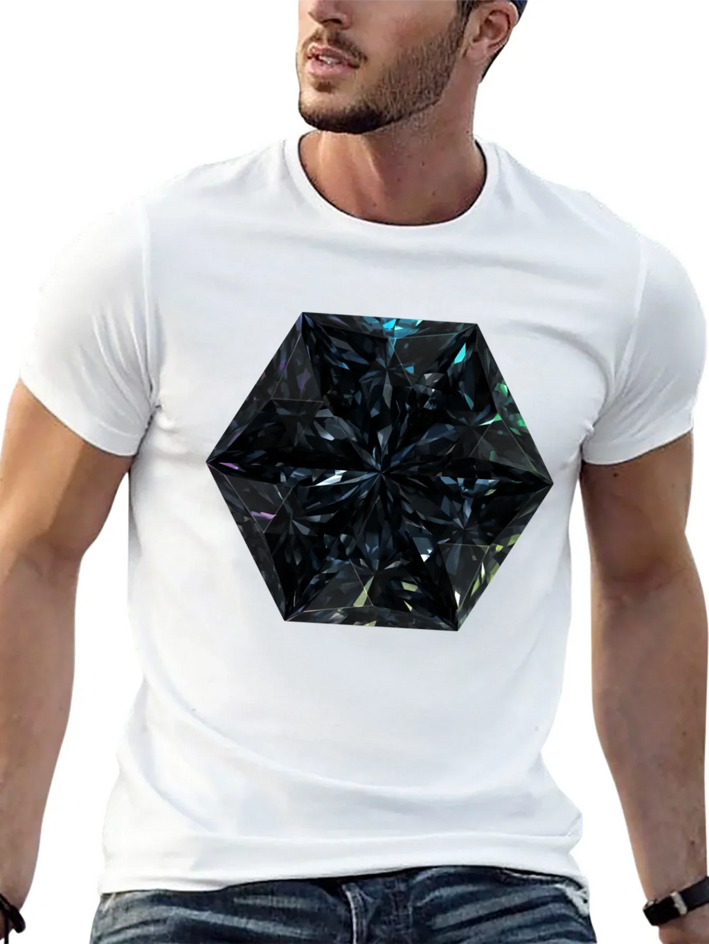Black Diamond Geometric T-Shirt