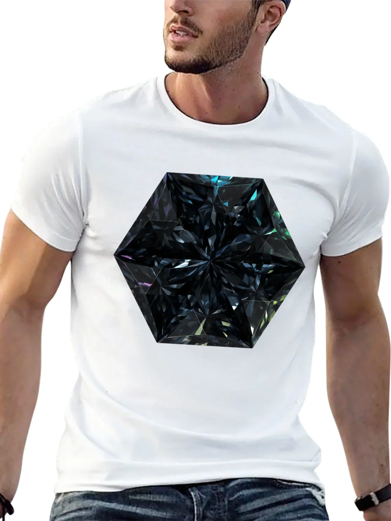 Black Diamond Geometric T-Shirt