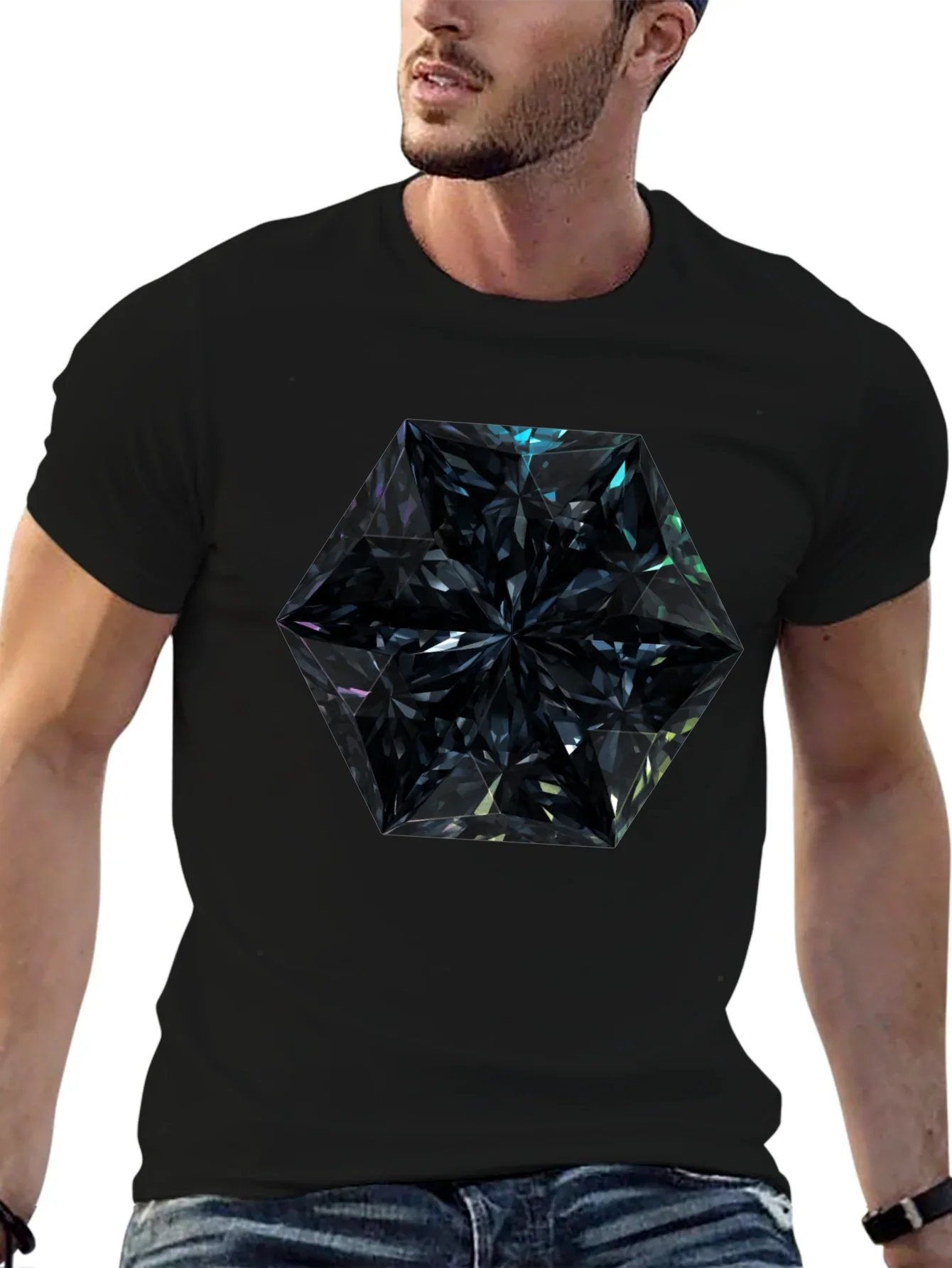 Black Diamond Geometric T-Shirt