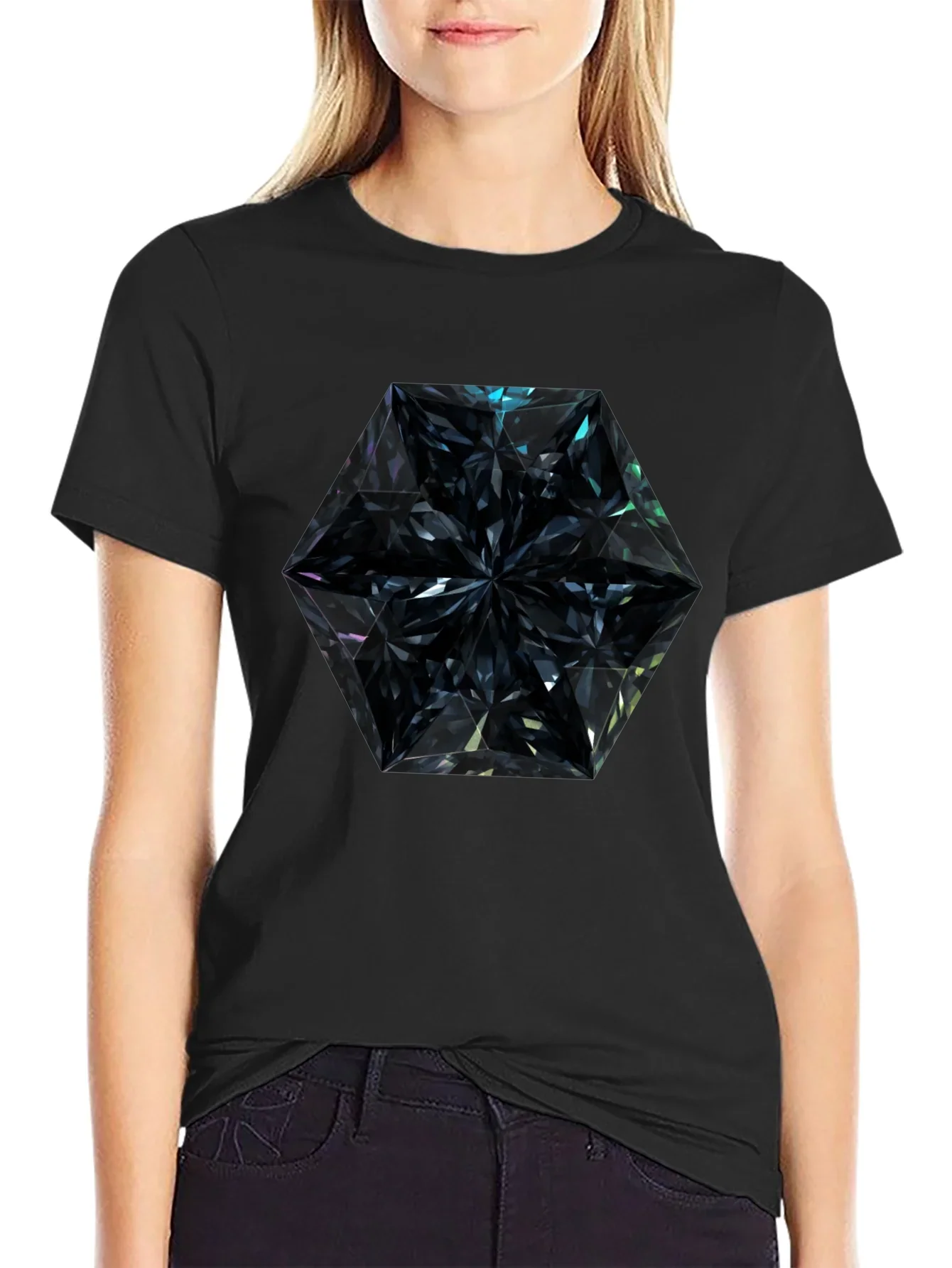 Black Diamond Geometric T-Shirt