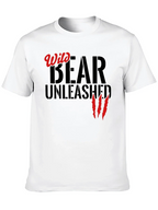 Wild Bear Unleashed Black T-Shirt