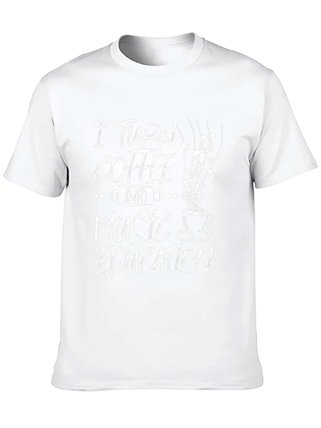 Coffee to Music Education Graphic T-Shirt