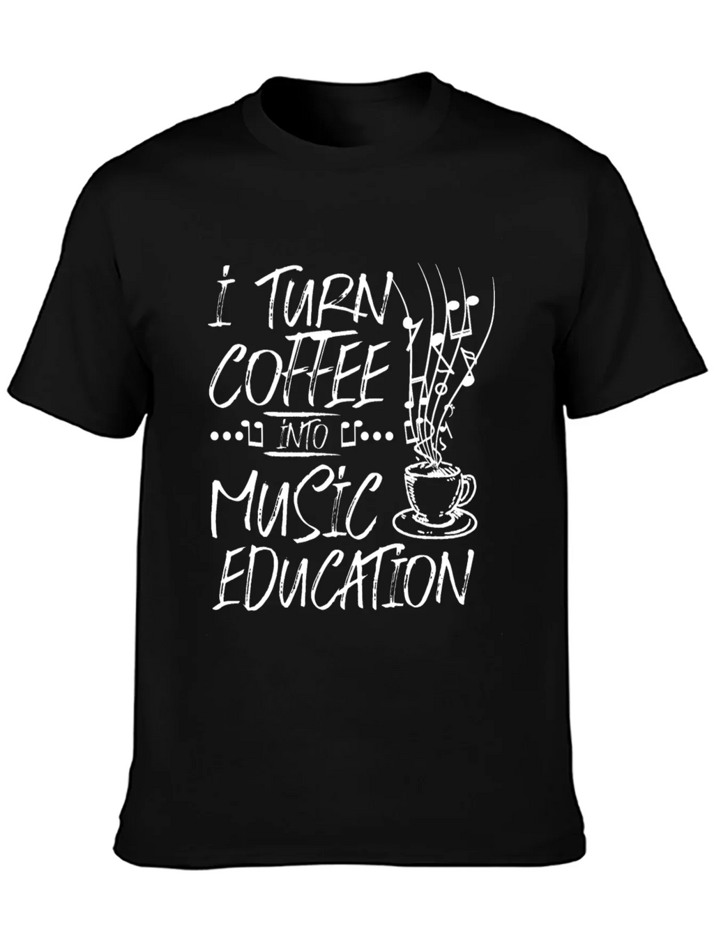 Coffee to Music Education Graphic T-Shirt