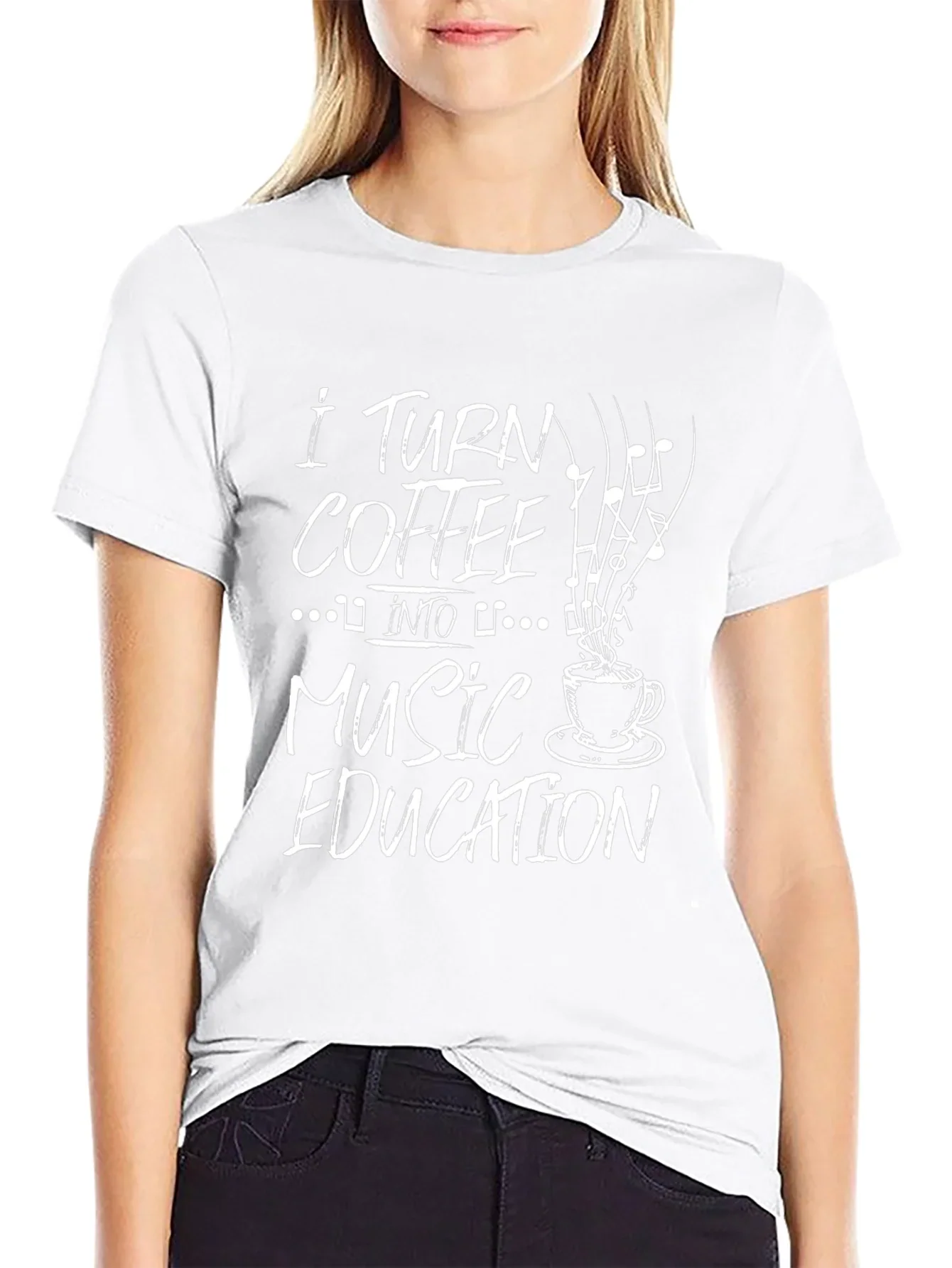 Coffee to Music Education Graphic T-Shirt