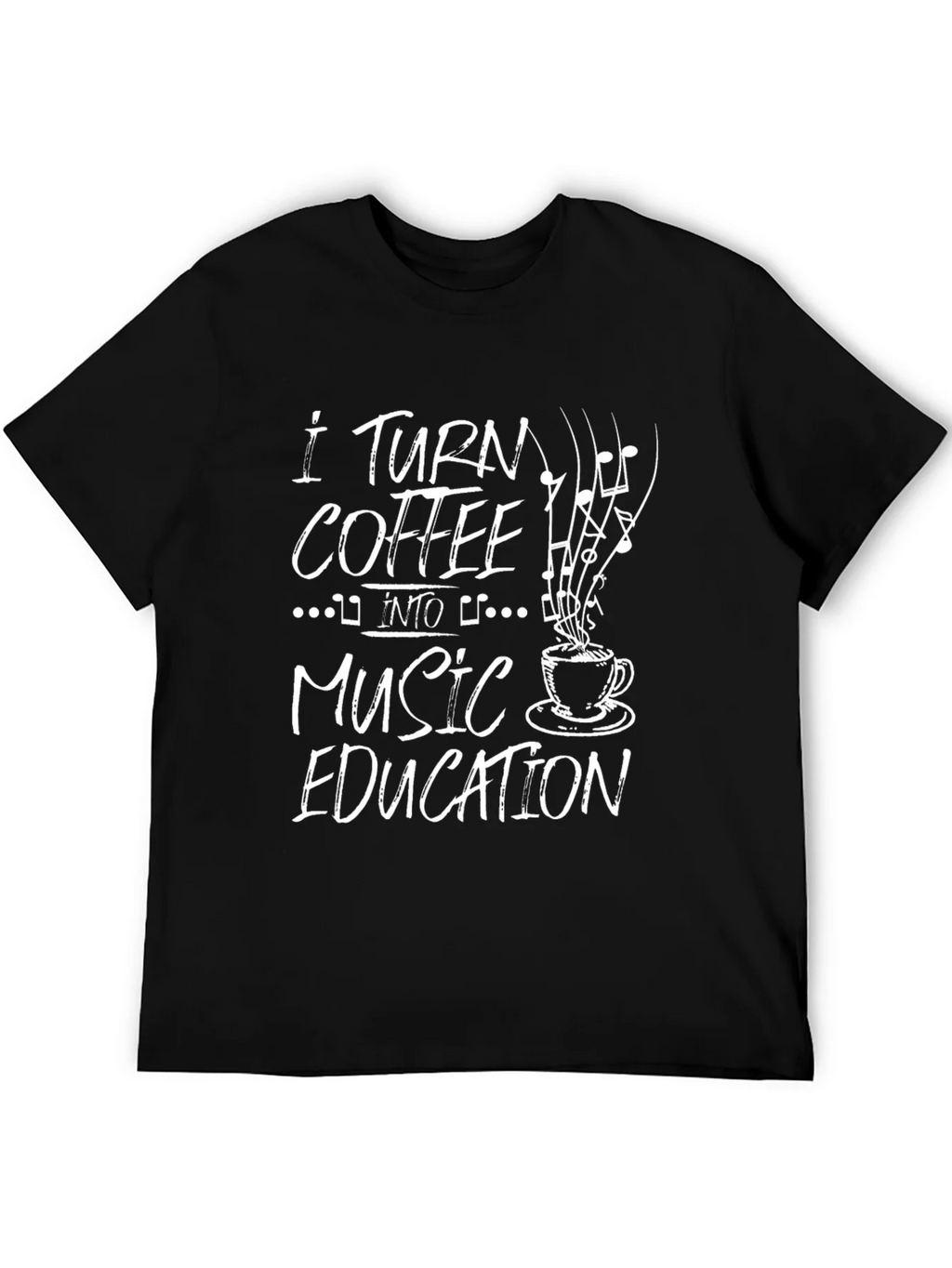 Coffee to Music Education Graphic T-Shirt
