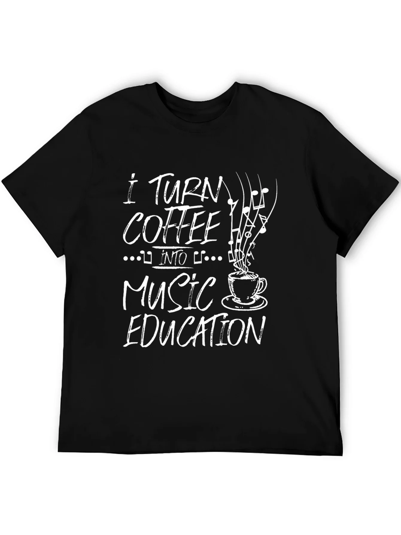 Coffee to Music Education Graphic T-Shirt