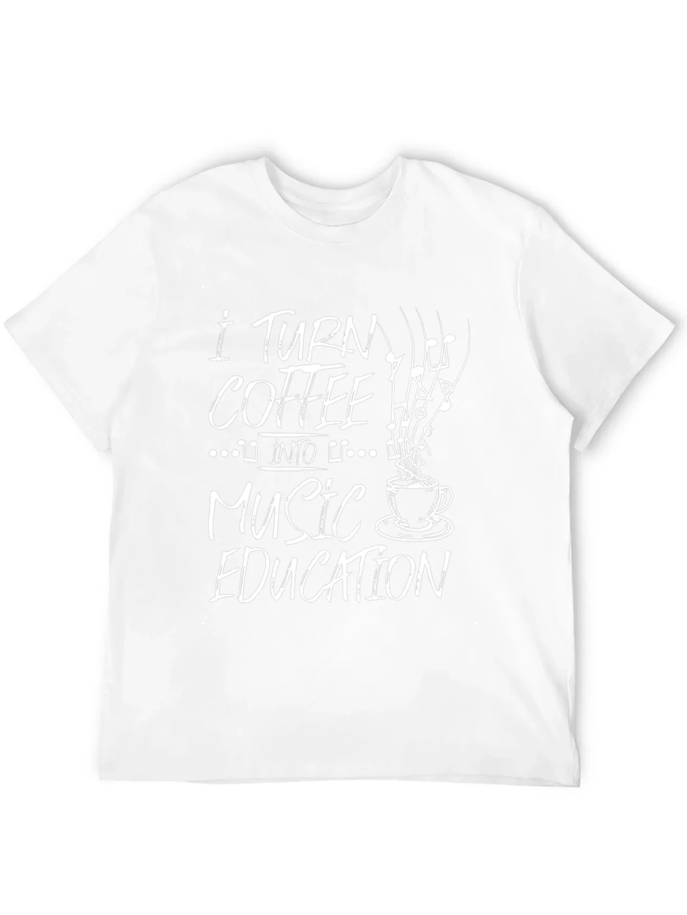 Coffee to Music Education Graphic T-Shirt