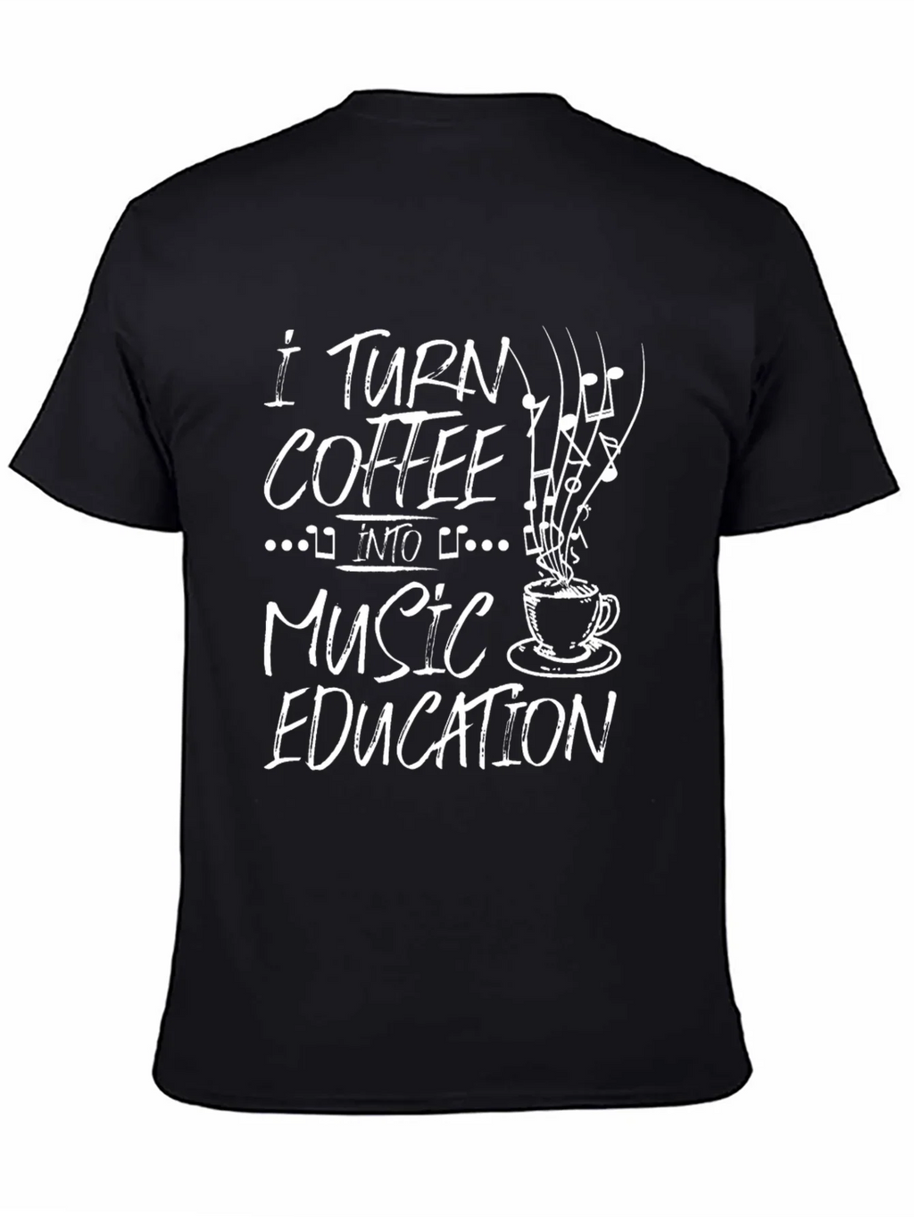 Coffee to Music Education Graphic T-Shirt