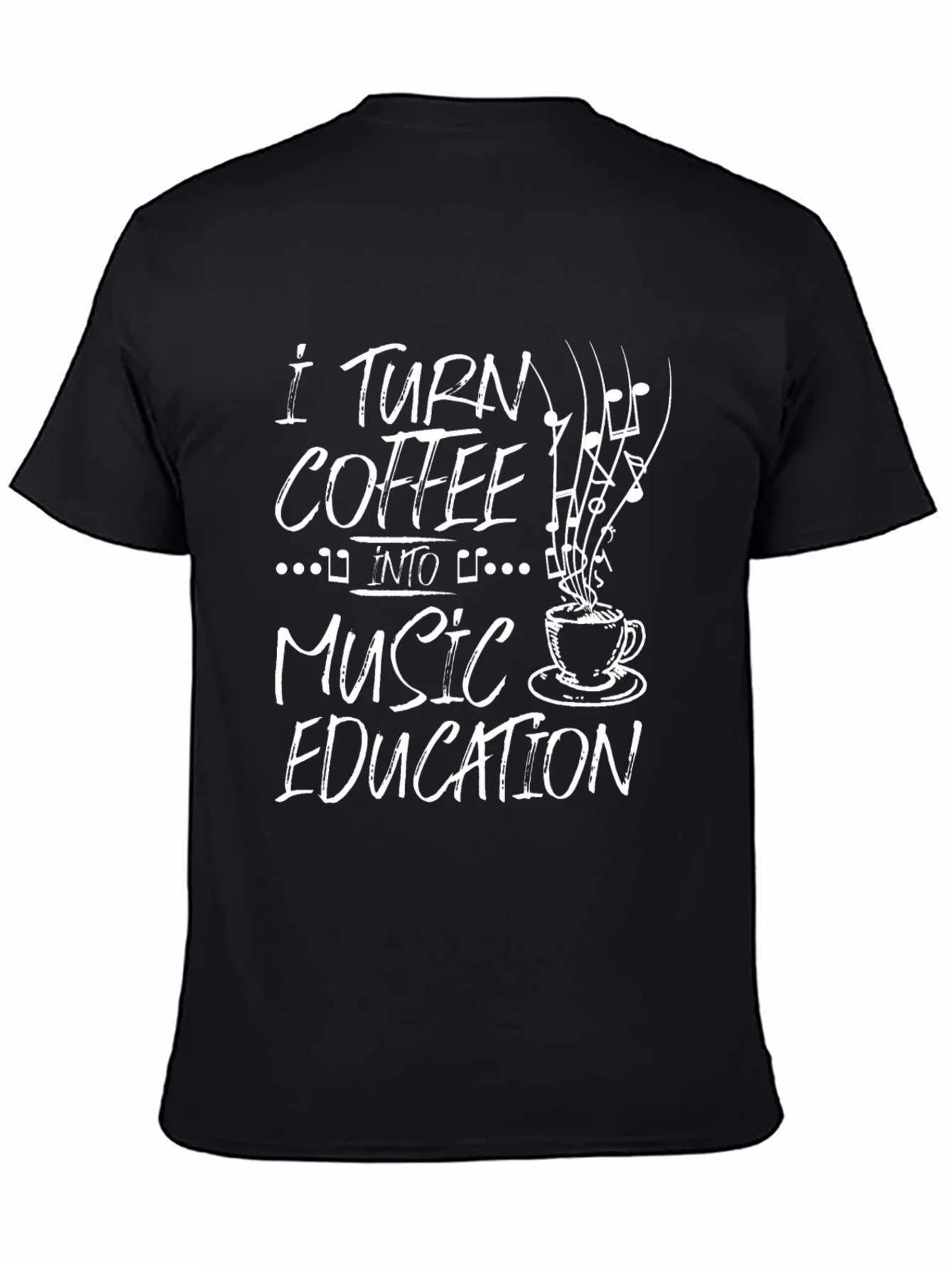 Coffee to Music Education Graphic T-Shirt