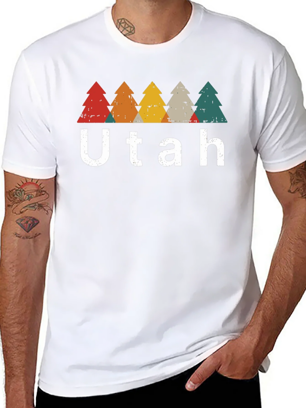 Utah Retro Trees Graphic Tee