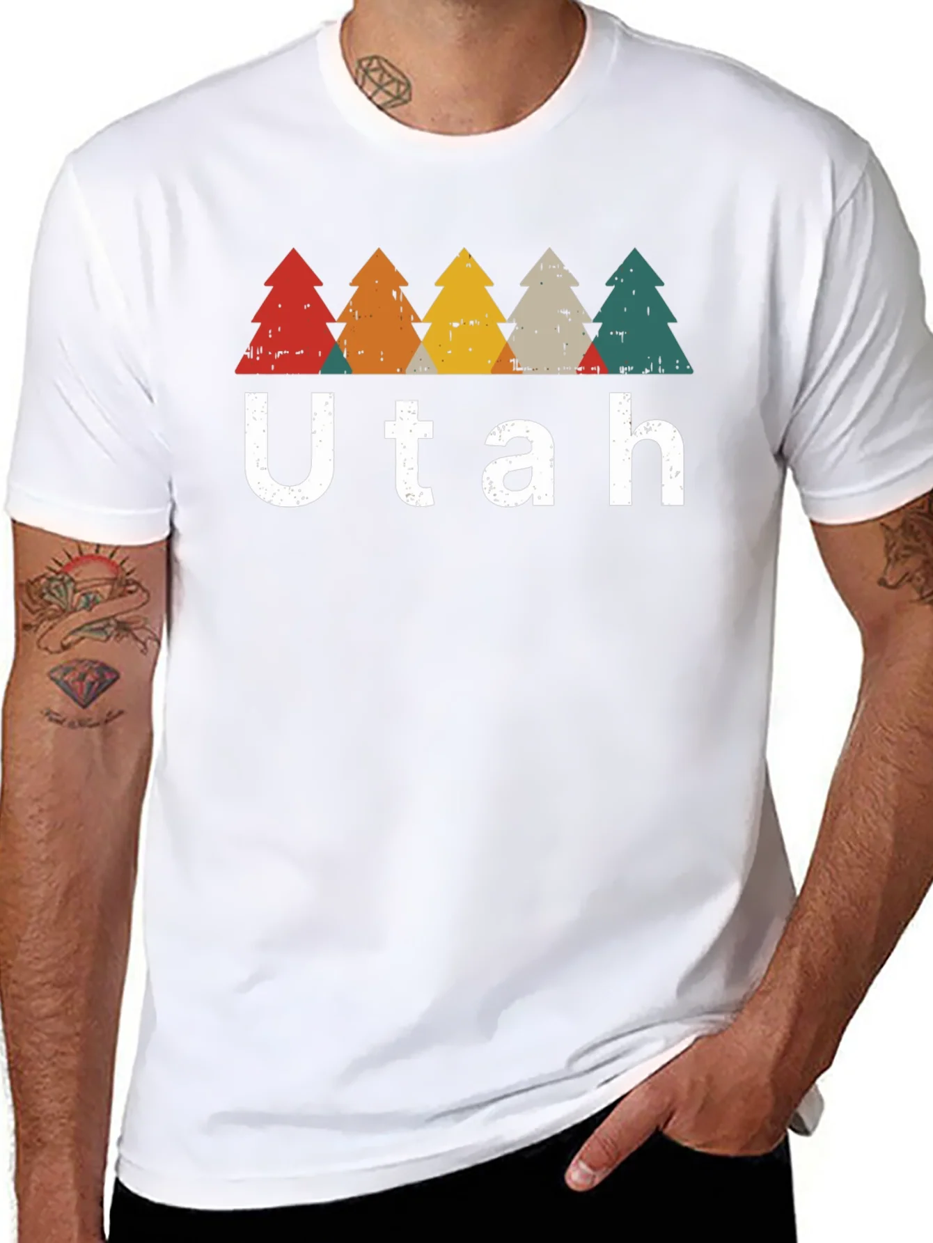 Utah Retro Trees Graphic Tee