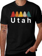 Utah Retro Trees Graphic Tee