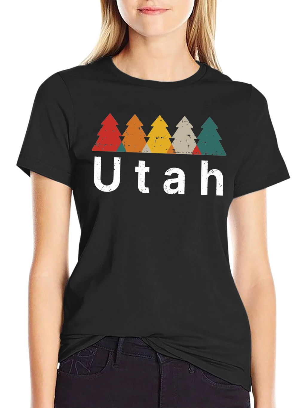 Utah Retro Trees Graphic Tee