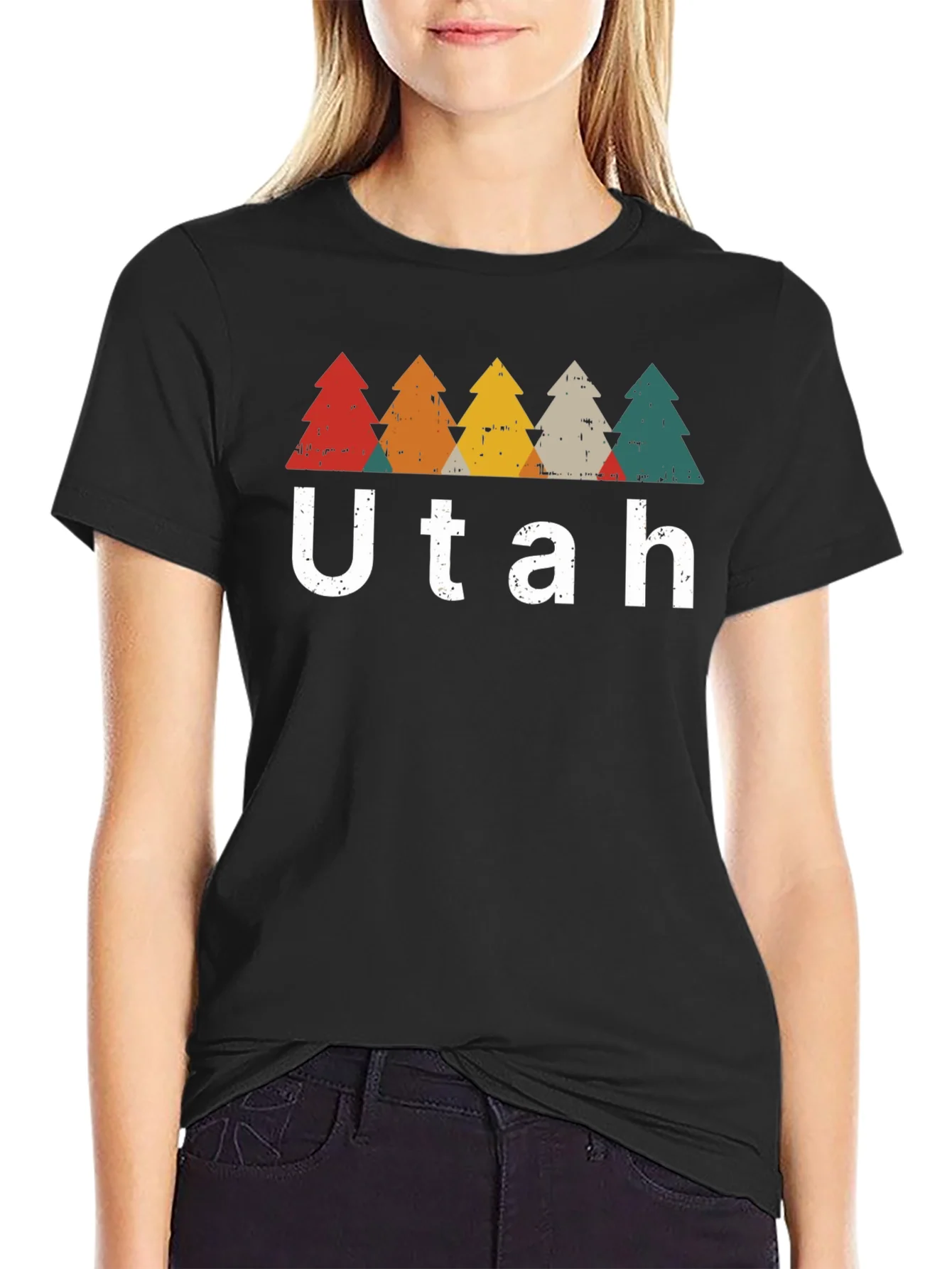 Utah Retro Trees Graphic Tee