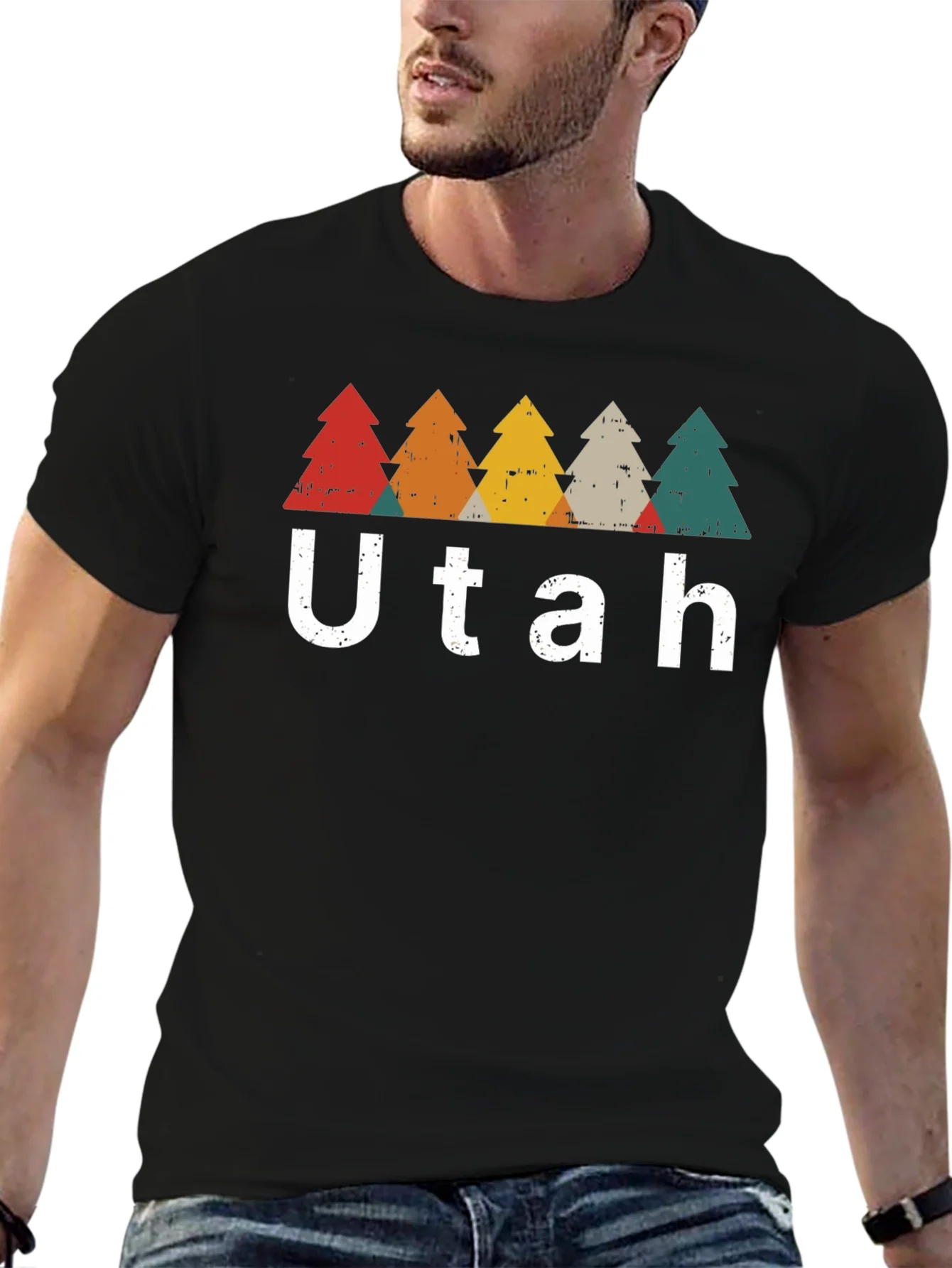 Utah Retro Trees Graphic Tee