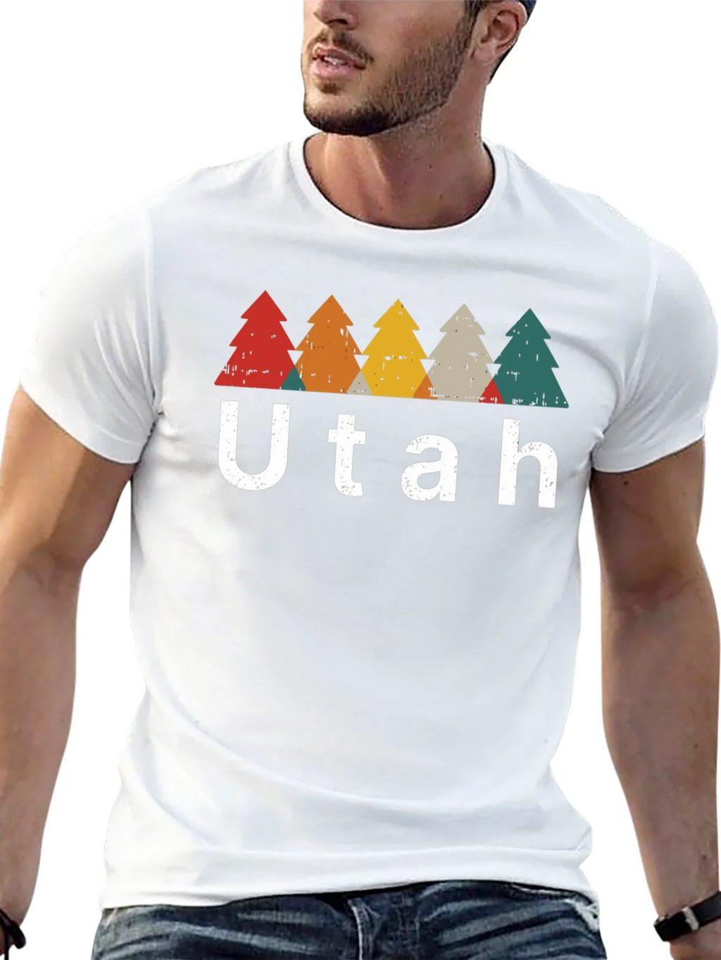 Utah Retro Trees Graphic Tee